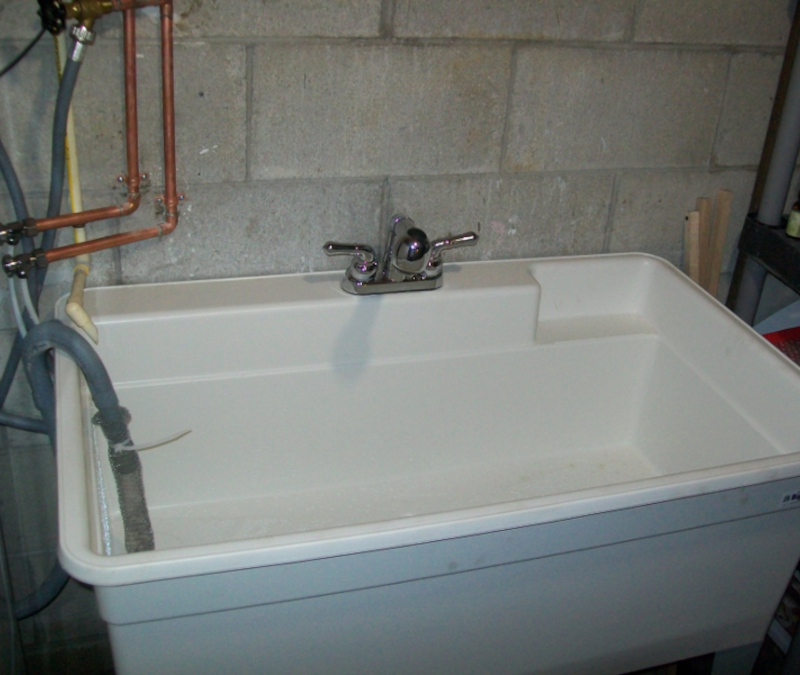Waukesha Plumbing - Laundry Sink Replacement